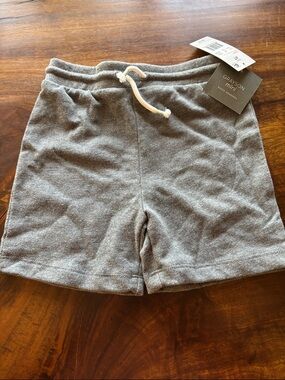 Grayson Mini Gray Knit Drawstring Shorts